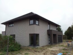 Aluminium dakgoten en afvoerbuizen woning