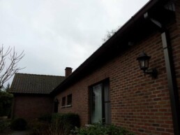 Aluminium dakgoten en afvoerbuizen woning